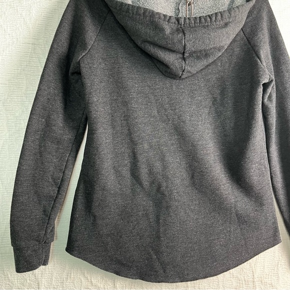 Polaris Womens Small S RZR Lightweight Hoodie Grey Fleece Pullover Hooded Jacket - Picture 14 of 16